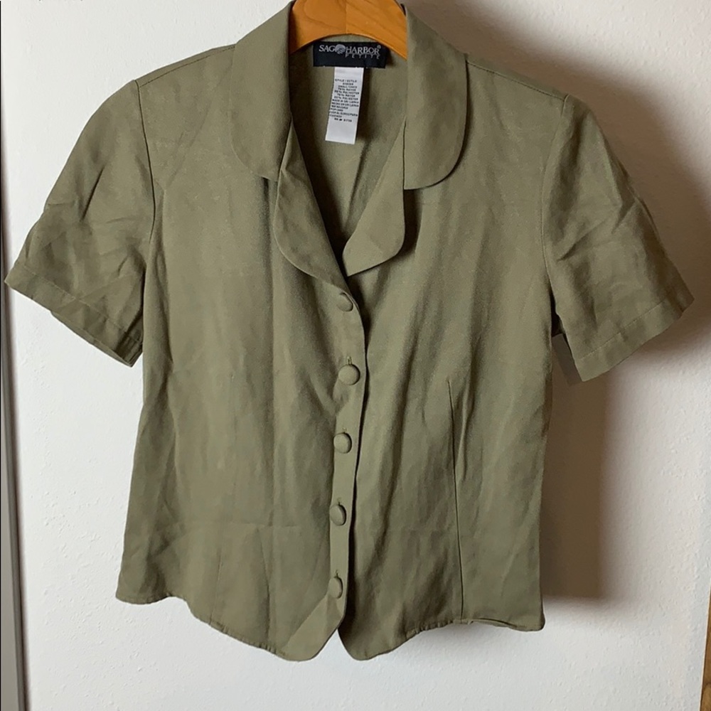 Vintage Button Down Top.